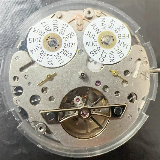 Tianjin Seagull ST2503 watch accessory showcasing automatic mechanical movement with year and month perpetual calendar functionality.