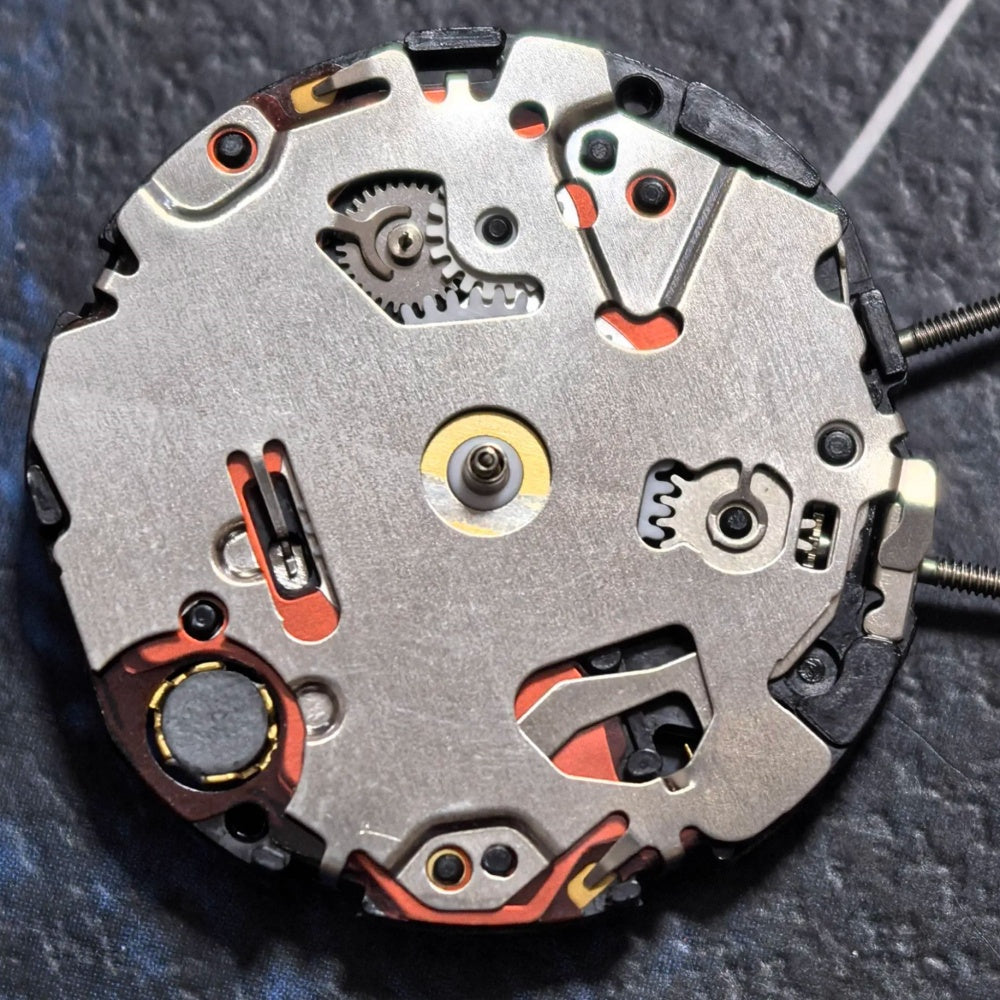 Citizen YR37A quartz movement with 3 hands and double stems, Japan made precision watch accessory.