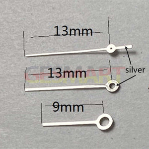 Red Silver Trim Watch Hands Miyota 2315 2035 2036 2115 2305