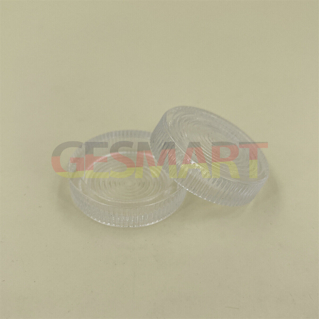 Swiss Made glass oil cup with cover, precision watch repair tool for lubricating watch movements.