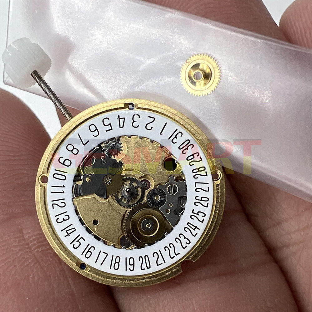 Swiss Made ETA 956.412 Quartz Watch Movement - 3 Hands, Date at 6