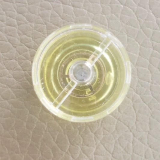 Complete balance wheel with hairspring for ETA2671 watch movement, precise timing component.