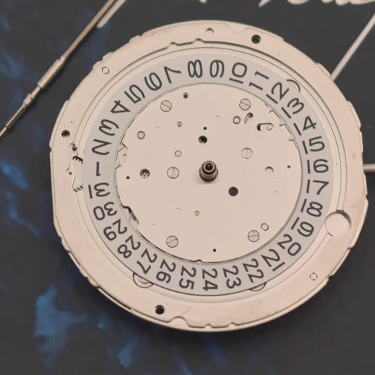 Japan-made Miyota 9133 mechanical movement watch part for precise timekeeping and durability.
