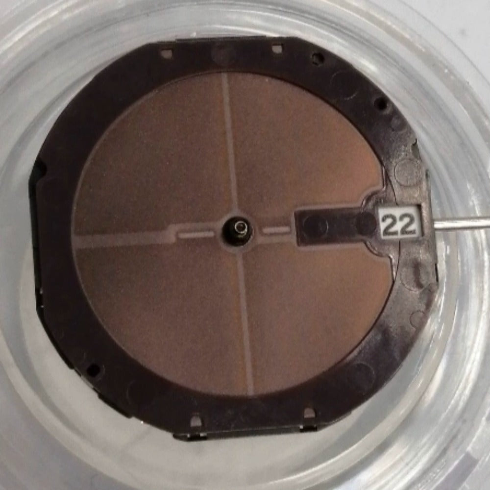 Citizen E111M Eco-Drive quartz watch movement for solar-powered timepiece repair and replacement.