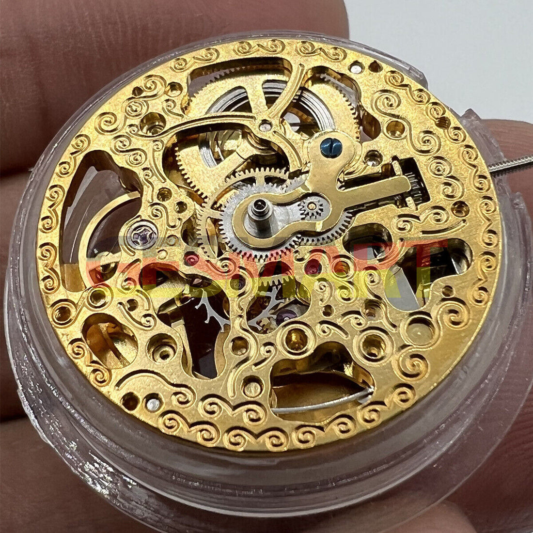 Top-Quality Golden Hollow 2189 Automatic Mechanical Movement - Brand New Swiss Watchmaker