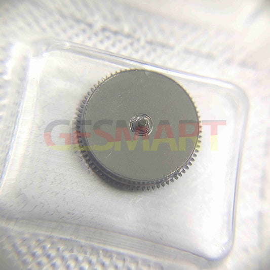 Silver barrel with complete mainspring for Miyota 8200 8215 movement, reliable watch accessory by Generic.