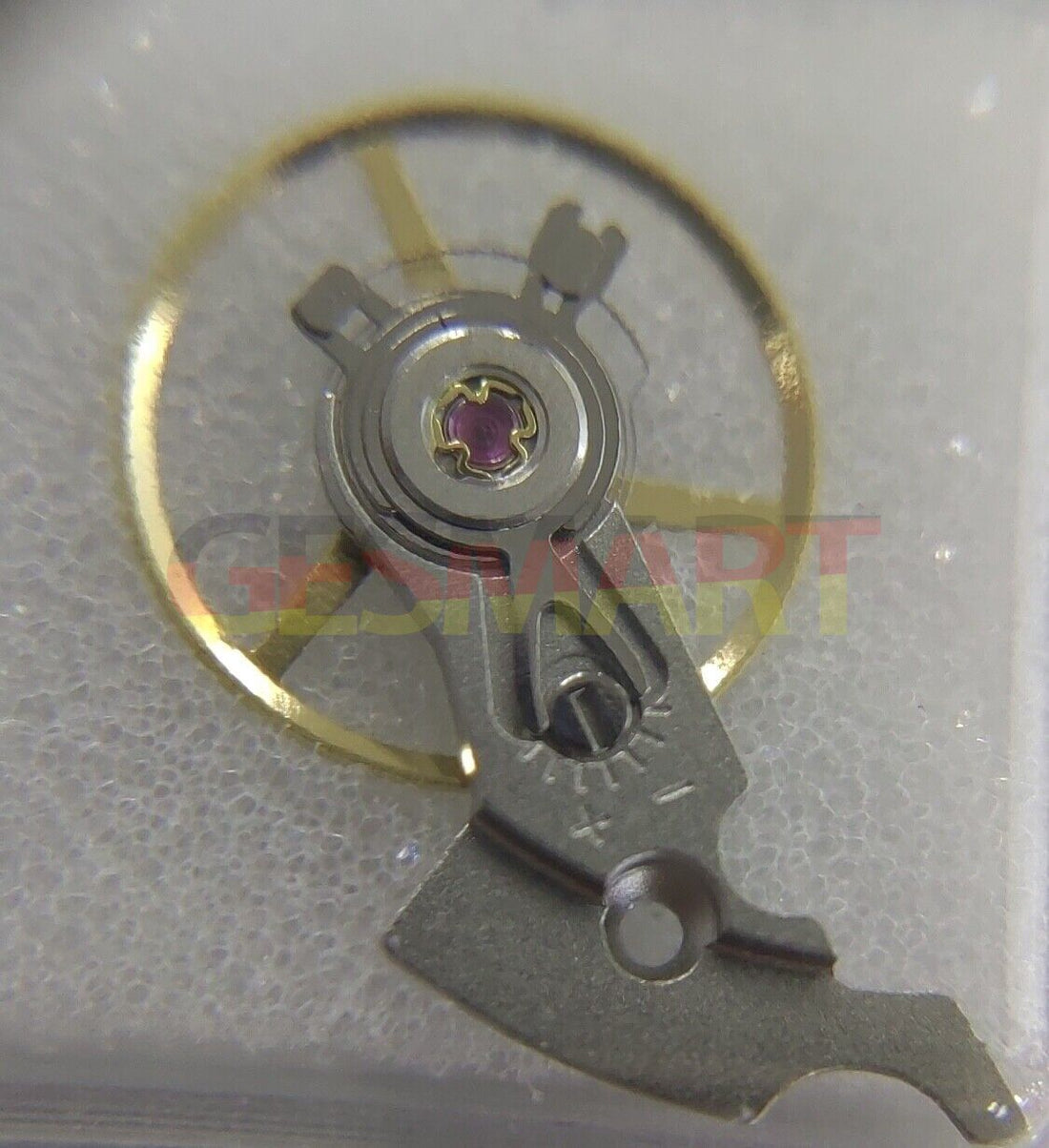 Generic ETA C07.111 balance wheel with splint for precise watch movement repair and adjustment.