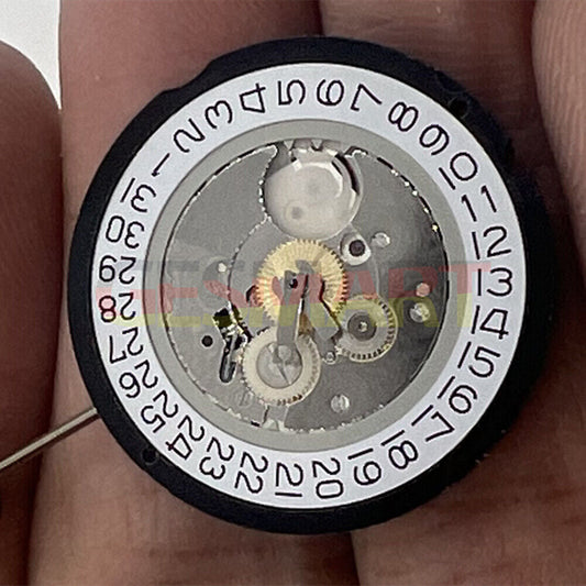 Ronda 515 24H quartz watch movement with Swiss parts, precise timekeeping for watch repairs and custom builds.
