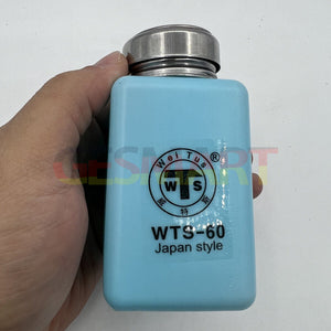 Refillable Alcohol Pumping Bottle for Phone Repair - 180ml Blue Liquid Container