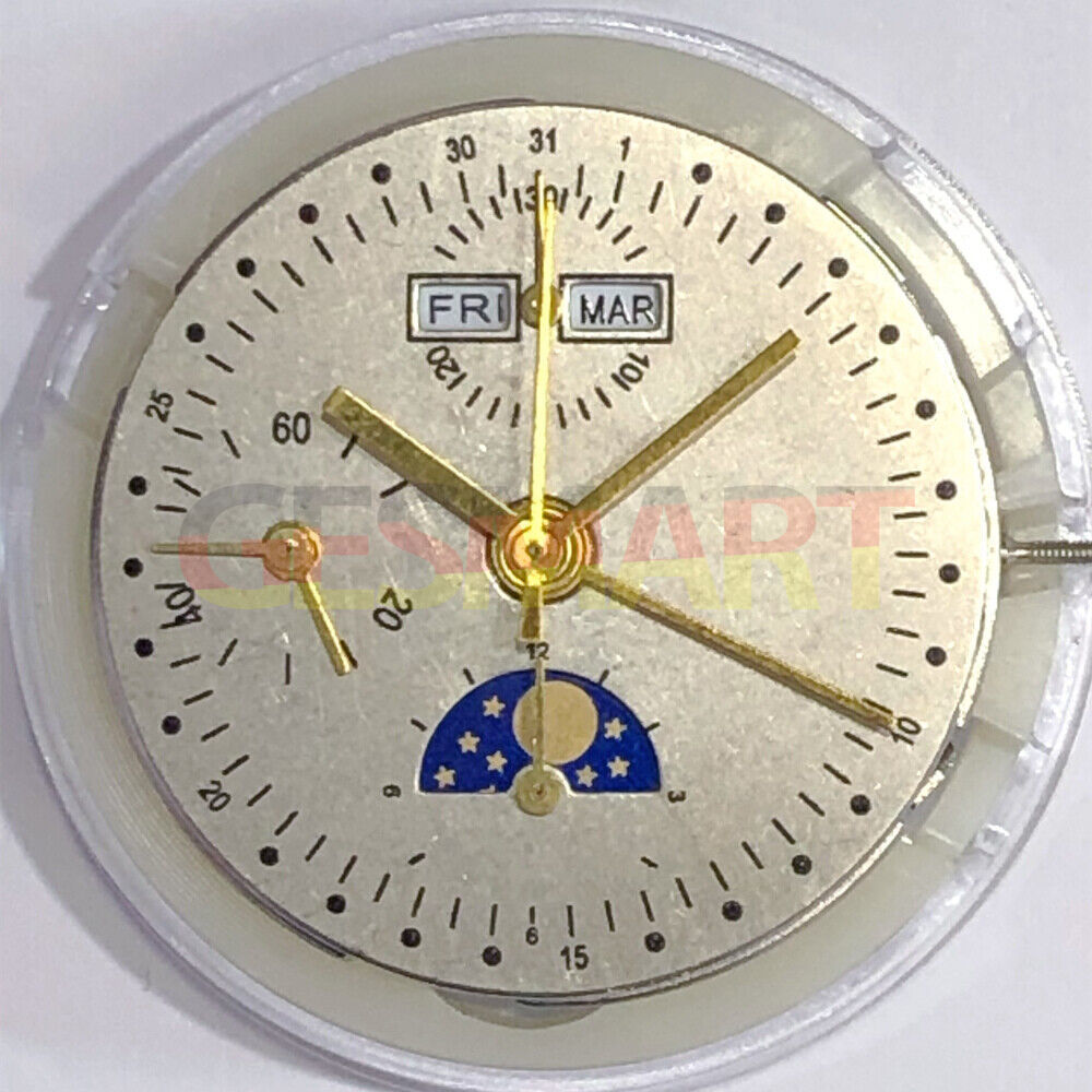 Innovative China Made Automatic Mechanical Moon Phase Watch