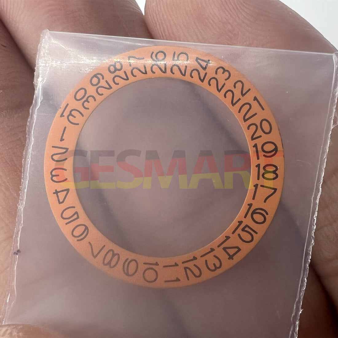 Vibrant Orange Date Wheel Overlay for NH35/NH36 Movement