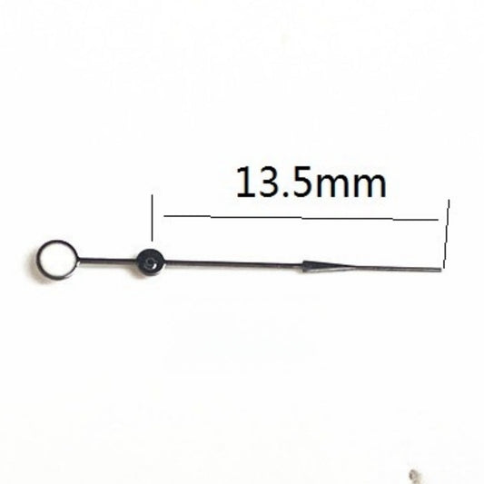 Set of 3 black lume watch hands for Lady Seagull ST6 automatic mechanical movement, enhancing readability and style.
