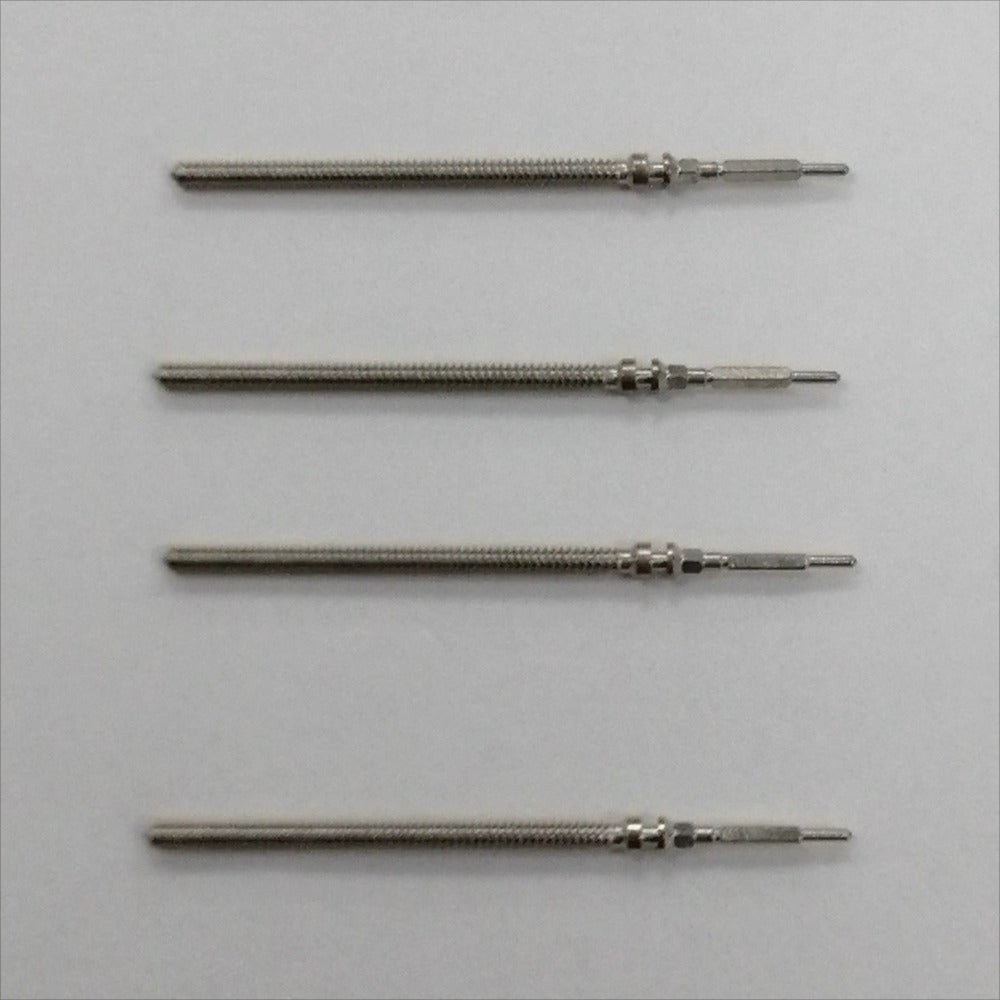Set of 5 China-made watch winding stems, compatible with NH05 NH06 NH15 movement, precision fit.