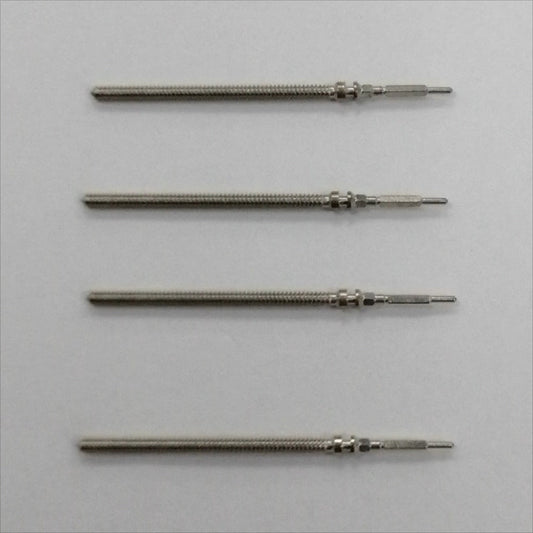 Set of 5 China-made watch winding stems, compatible with NH05 NH06 NH15 movement, precision fit.