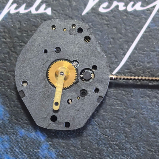 Swiss Made ETA802.004 quartz watch part with 2 hands for precise timekeeping in watch repairs.