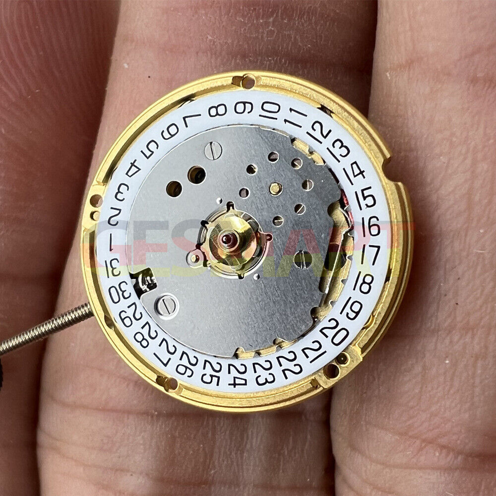 ETA F03.115 Swiss quartz watch movement with 3 hands and date display at 3 o'clock slot