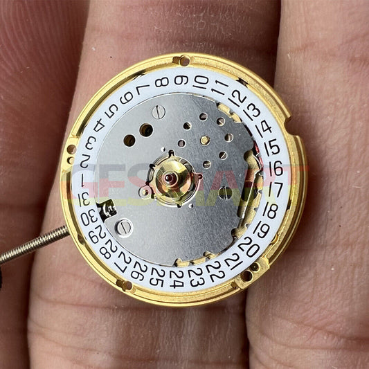 ETA F03.115 Swiss quartz watch movement with 3 hands and date display at 3 o'clock slot