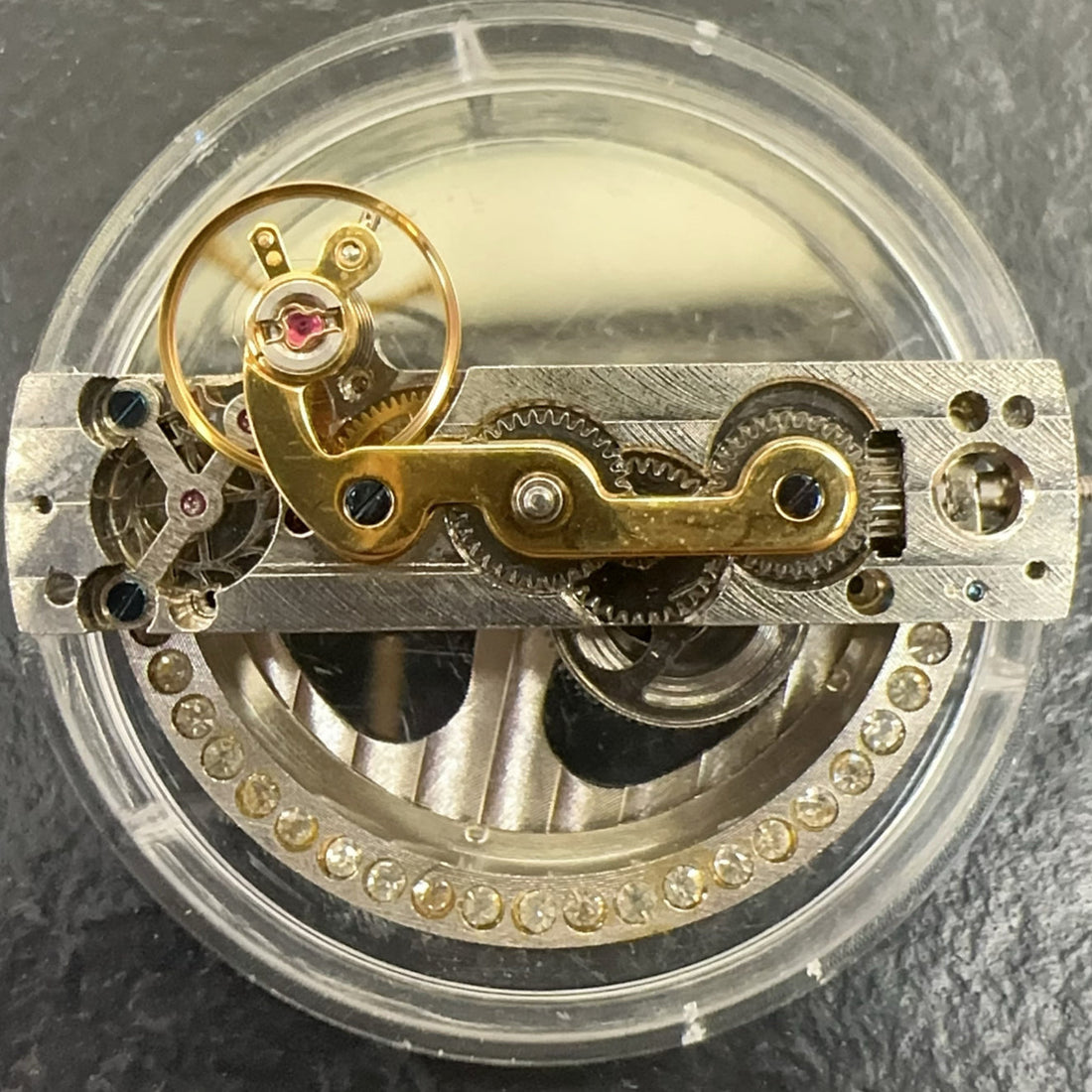 Chinese Long Strip Shape automatic watch part with mechanical movement, 2 hands for precise timekeeping