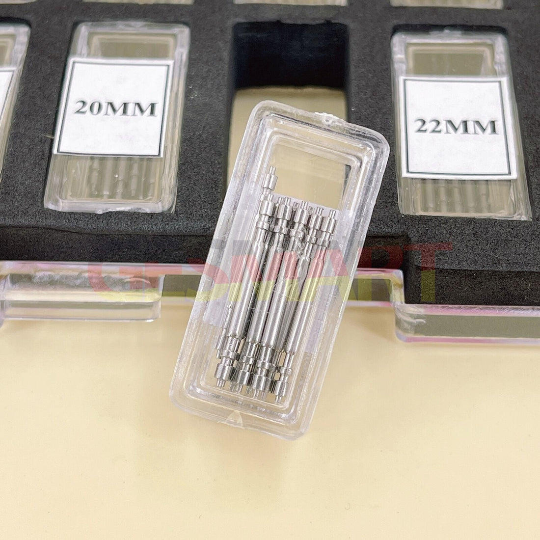 1. RLX brand 110pcs 1.78mm spring bars assortment for watch repair and strap replacement.  