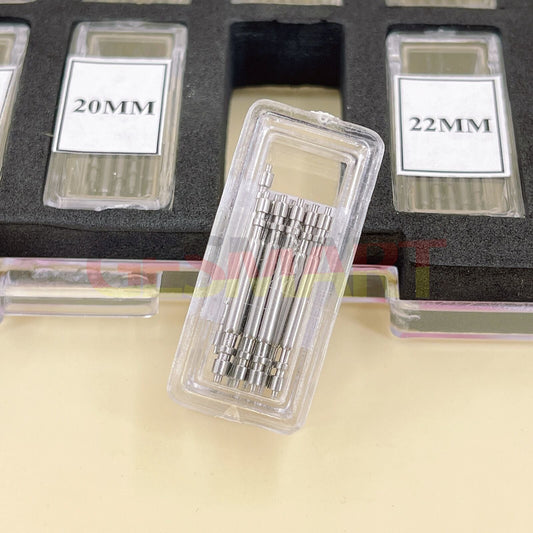 1. RLX brand 110pcs 1.78mm spring bars assortment for watch repair and strap replacement.  