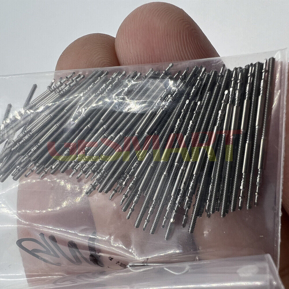 1. Set of 10 Generic watch winding stems for GM00 GM10 movement, precise fit for repairs.  