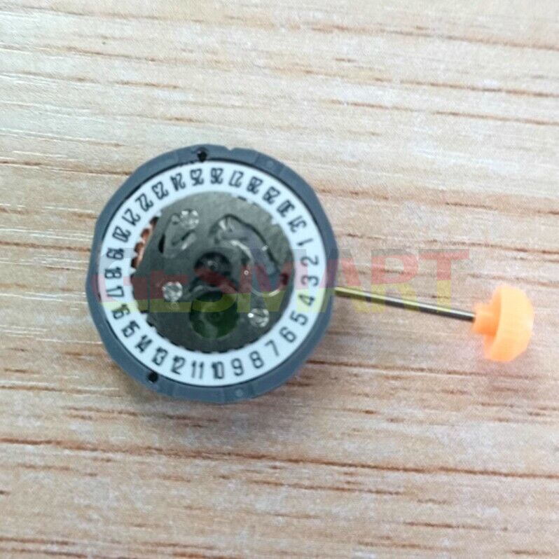 Miyota 1L60 Japan quartz watch movement with date display at 3/6, precision timekeeping part.