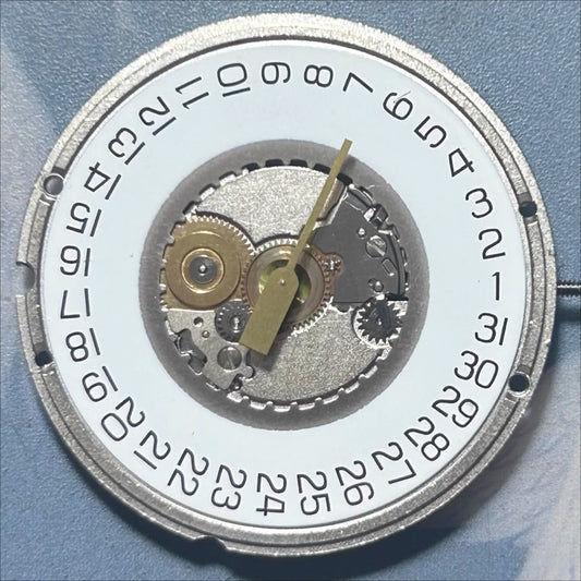 Swiss Made ETA955.114 quartz watch part with 3 hands, precise movement for Swiss watch repair.