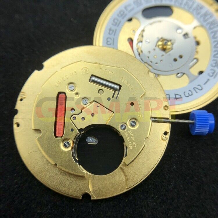 Swiss Movement Original ETA F07.111 Watch with 3 Hands and Date Display at 3