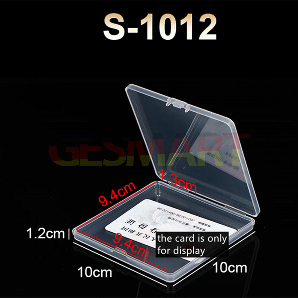 Mini Square Toolbox Container Storage Case - 5pcs Set, Transparent PP Material