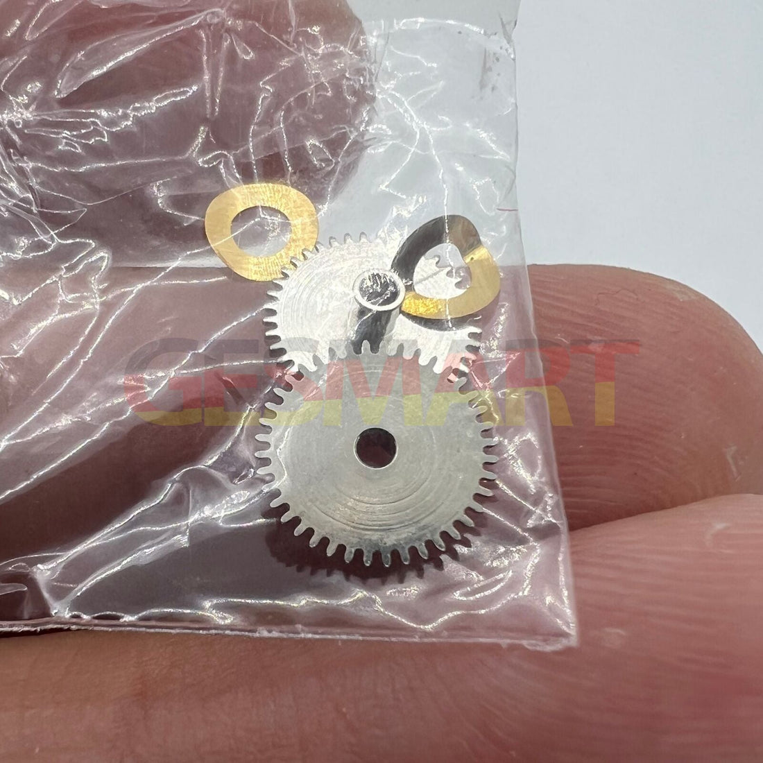 Hour wheel and train bridge for Seagull ST3600 ETA6497 watch movement, precision replacement part.