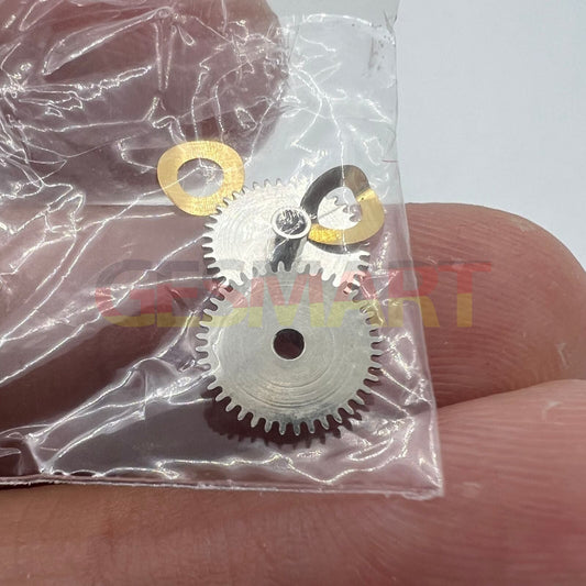 Hour wheel and train bridge for Seagull ST3600 ETA6497 watch movement, precision replacement part.