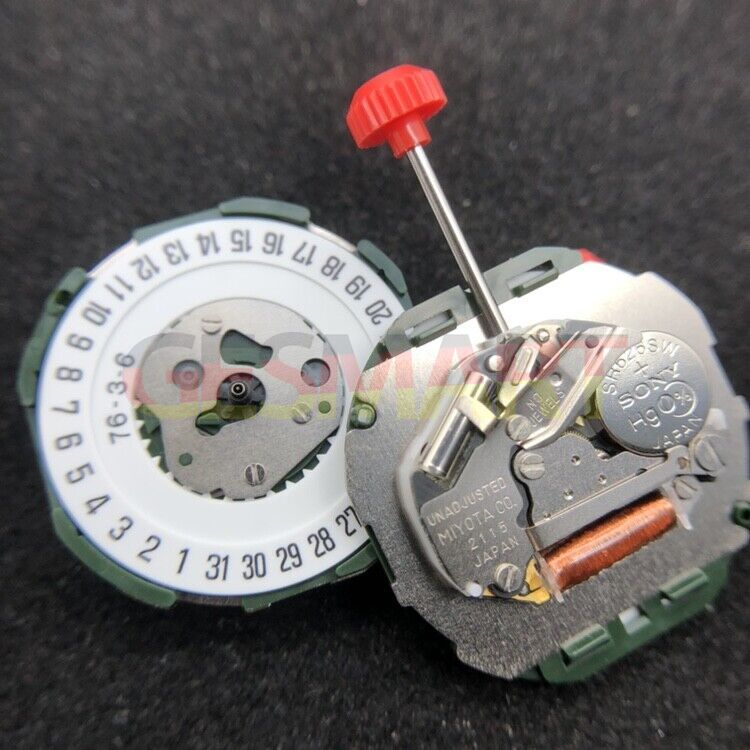 Upgrade Your Watch with Miyota 2115 Japan Quartz Movement - Date at 6 - Japan Made