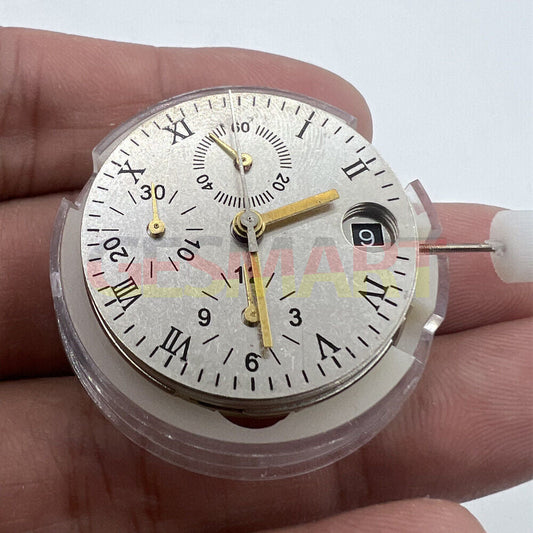 New China Made 7750 automatic mechanical movement with small second at 12 o'clock, precision watch accessory.