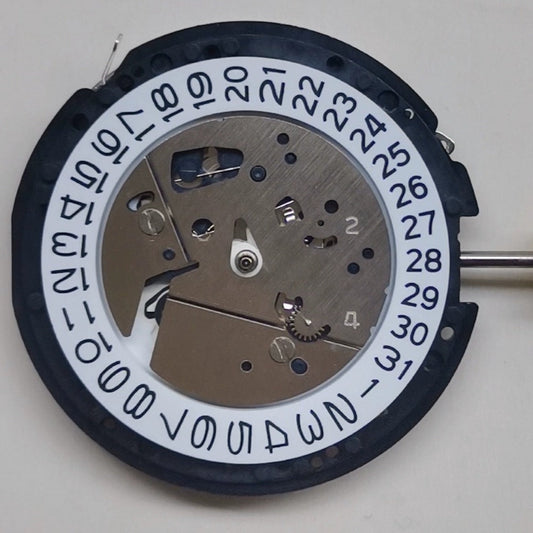 Seiko 5M84A quartz movement stem, Japan-made watch part for Seiko repairs and restorations.