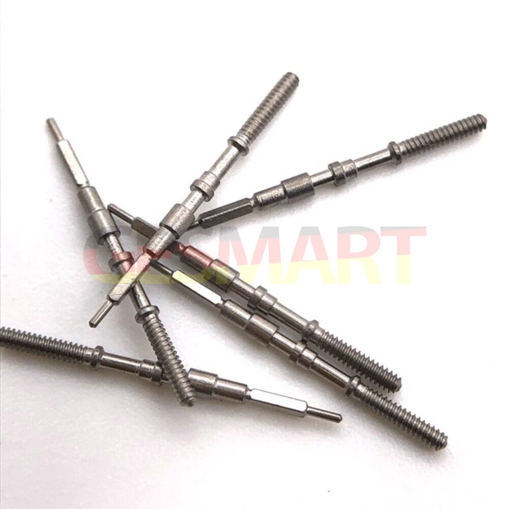 Watch winding stems compatible with 7S26 7S36 movement, durable replacement parts for watch repair.