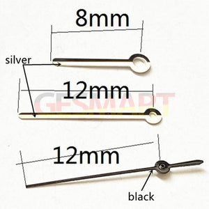 Black Watch Hands Set for Miyota 2315 2035 2036 2115 2305