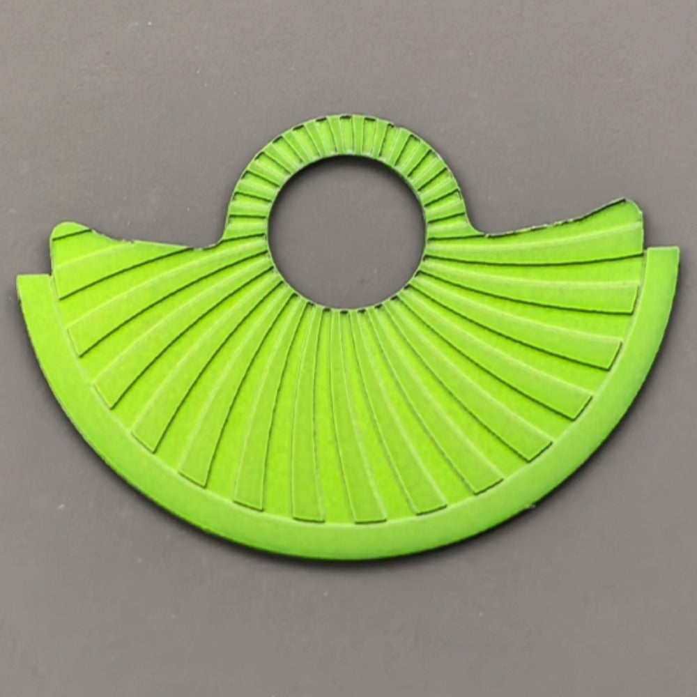Light green oblique wave metal rotor oscillating weight for NH35 NH36 movements
