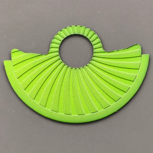 Light green oblique wave metal rotor oscillating weight for NH35 NH36 movements