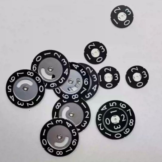 Seiko 7D46 Quartz watch date and week disk replacement, original Japan made accessory.