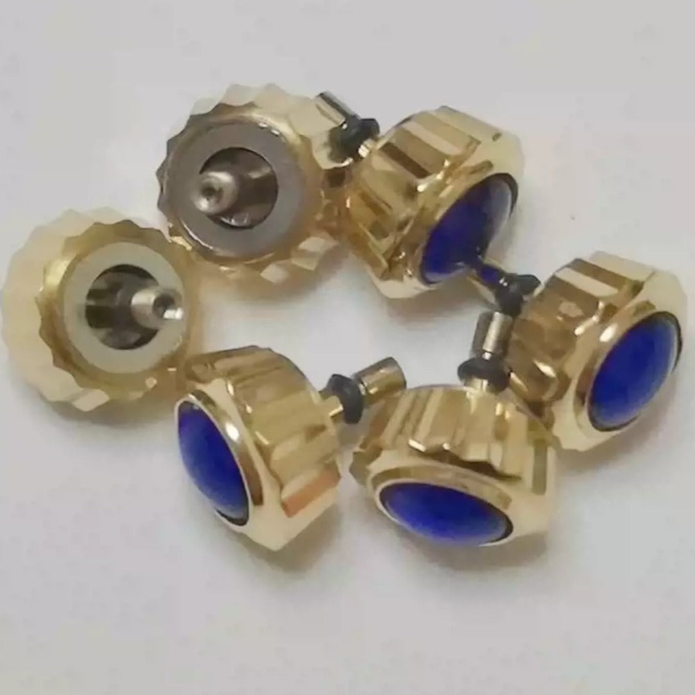 Original Seiko 7D48A quartz watch crown, Japan-made replacement part for precise timekeeping.