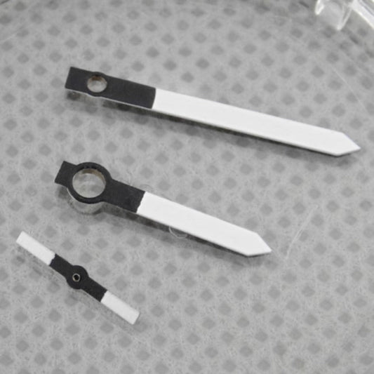 White and black watch hands set for ETA6497 6498 ST3600 ST3620 movements, precise fit