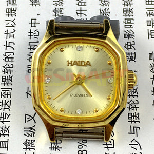 HAIDA Golden Nail Mechanical Lady Watch - Elegant 22mm Octagonal Case