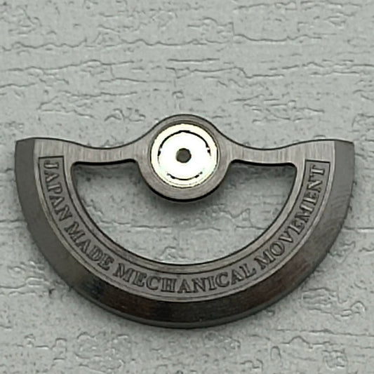 Black hollow rotor oscillating weight for NH34 NH35 NH36 NH38 watch movements.