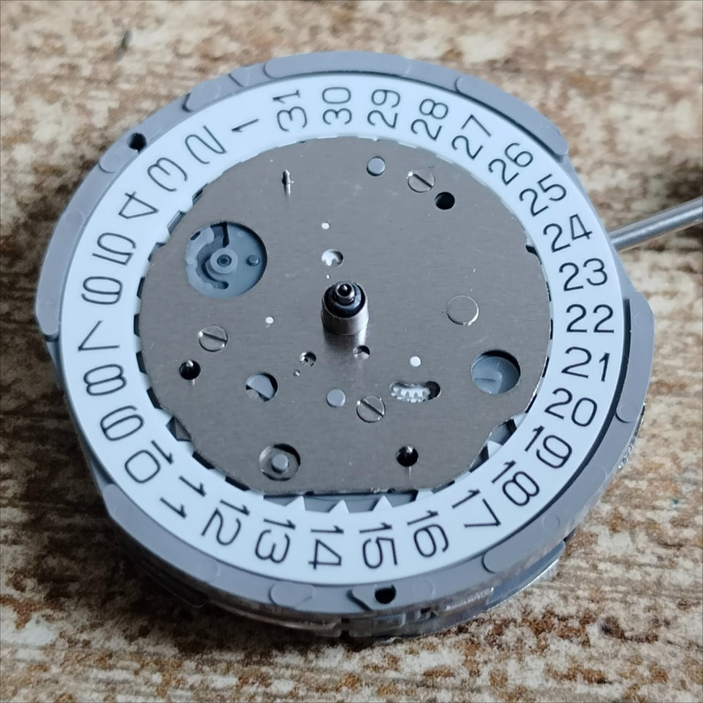 Japan Made Miyota FS16 quartz watch movement with date at 3 o?clock, single calendar by Miyota.