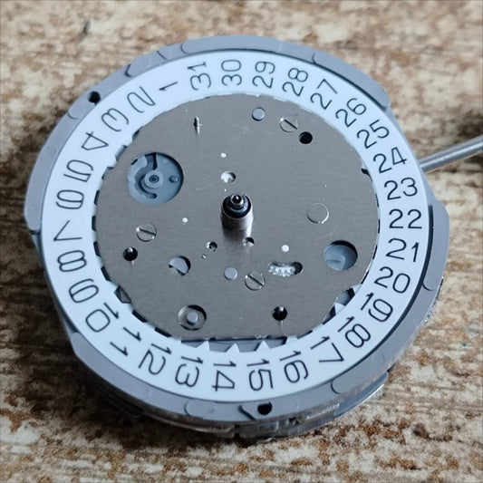 Japan Made Miyota FS16 quartz watch movement with date at 3 o?clock, single calendar by Miyota.