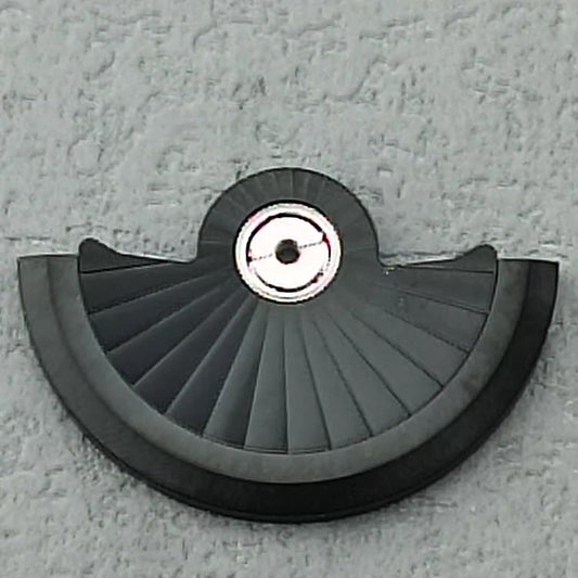 Black Radial Pattern No Hollow Rotor, compatible with NH34 NH35 NH36 NH38 watch movements, enhances performance and style.
