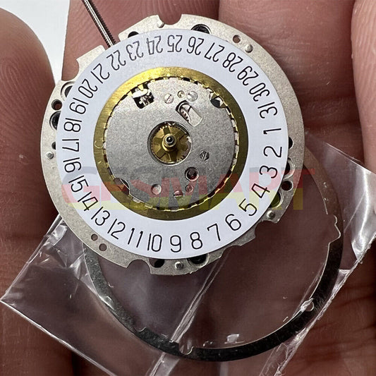 Ronda 705 3-hand quartz watch movement with date at 6, Swiss precision parts by HCP4