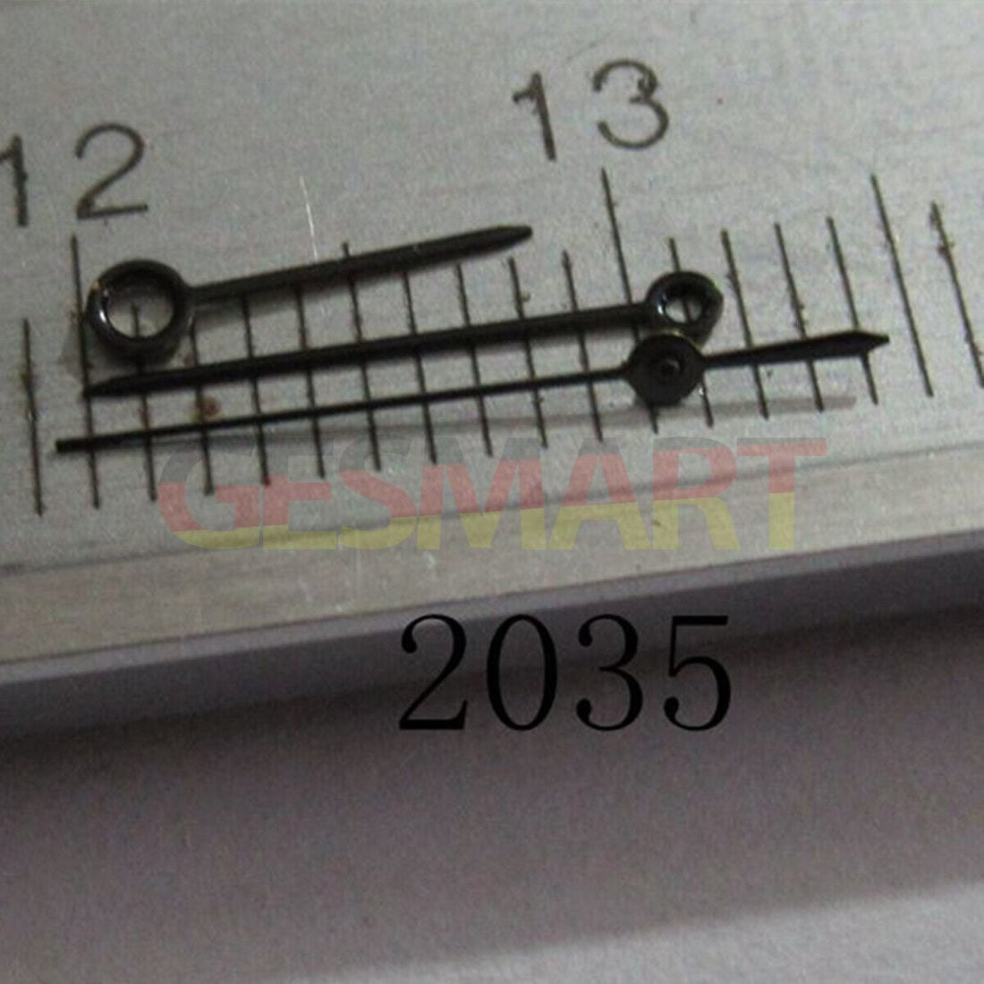 11mm black needle watch hands set for Miyota 2035, 2115, 2105, and 2305 movements