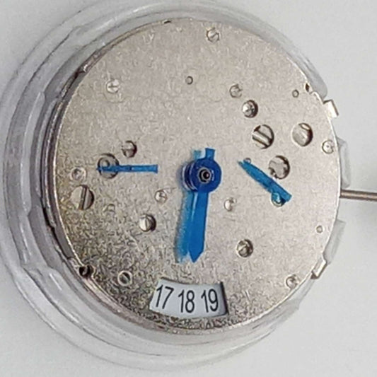 Shanghai SP10 silver watch with automatic mechanical movement, 5 hands, small seconds at 3 and 9 o?clock positions.