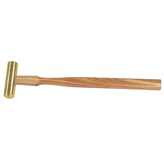 Horotec MSA04.010 hammer with round head, 16mm diameter, 235mm length, ideal for watch accessory repairs.